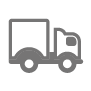 An icon of a delivery truck.  